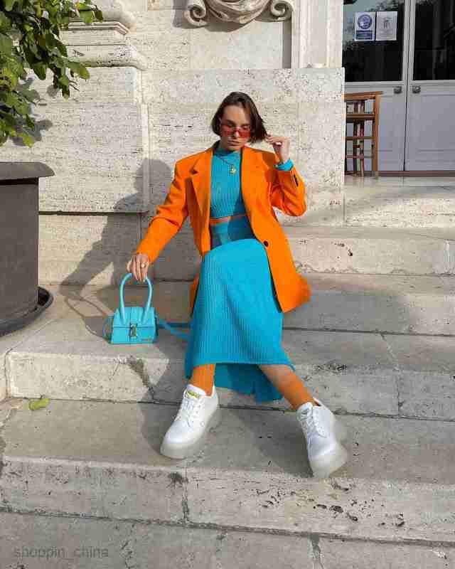 Two Piece Dress Sets Summer Beach Hollow Knitted Casual Bohemian Cover Up Set Open Navel Top Long Half Body