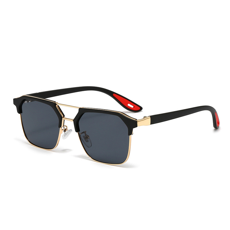 3697piece fashion sunglasses glasses sunglasses designer mens ladies brown case black metal frame dark lens
