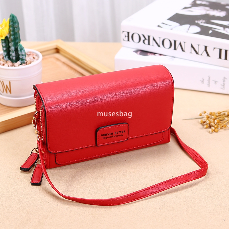 Designer Women's High Quality Classic Retro Multi functional Wallet Korean Edition Multi Card Handheld Bag Large Capacity Casual Shoulder Bag Mob