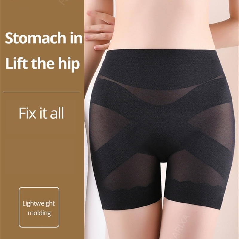 Breast Form Flarixa Bady Shaper Short Butt Lifter Women Shapewear Tummy Control Female High Waist Trainer Body shaper Panties Corset Abdomen y230812