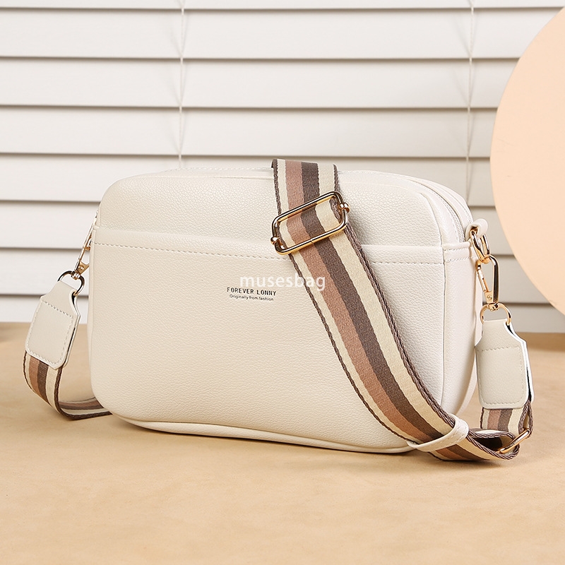 Designer Women's High Quality Fashionable and Practical Lightweight Bag Cross border Solid Color PU Retro Multi functional Crossbody Bag Single S