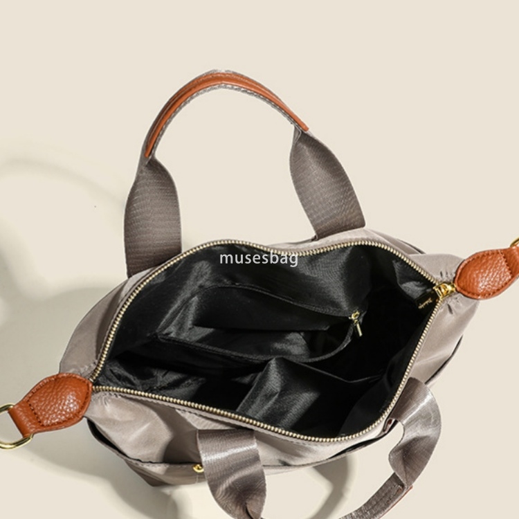 Fashion Commuter Nylon Cloth Women Bag New Spring/Summer Waterproof Canvas Korean Edition Single Shoulder Crossbody Dumpling Tote Bag