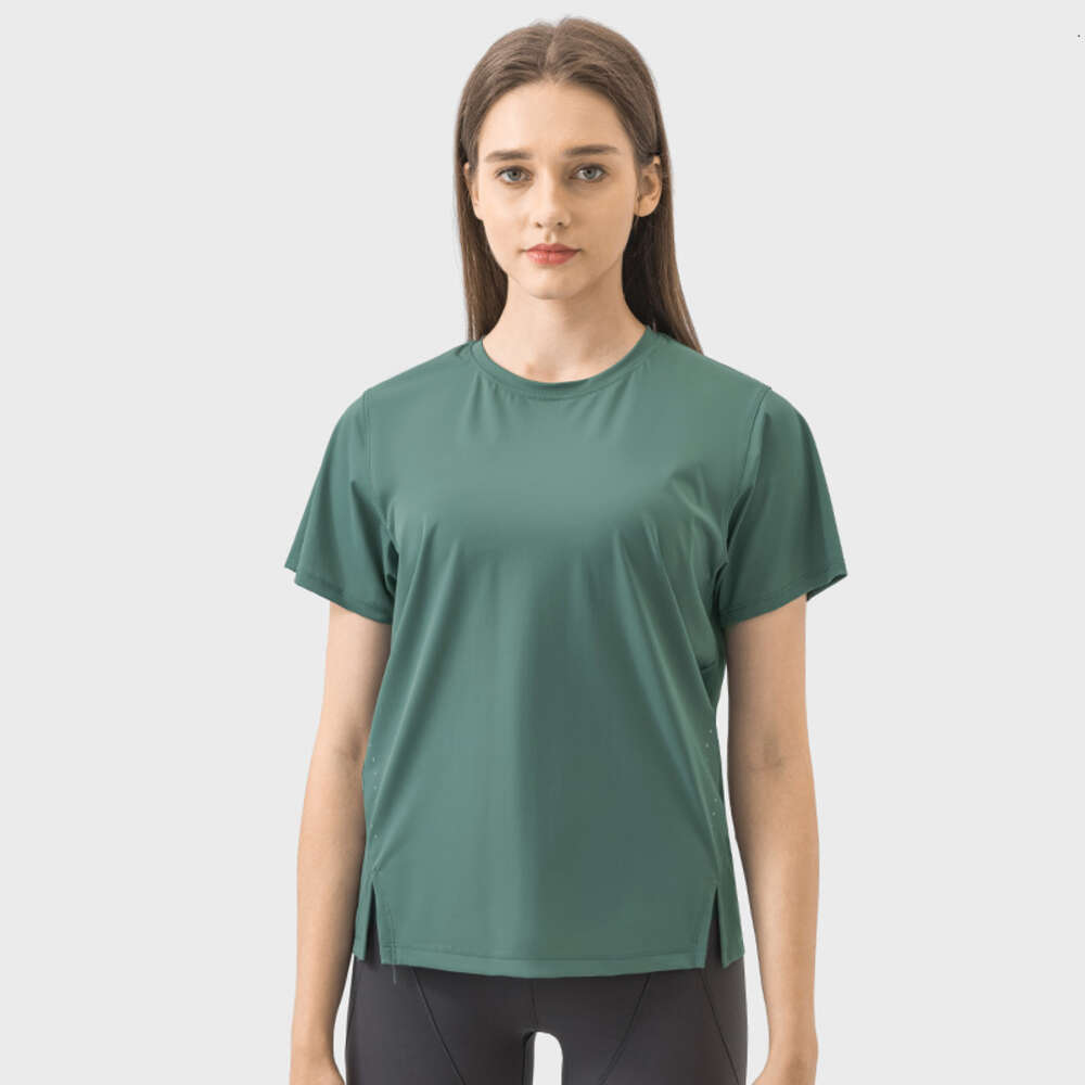 Seamless Yoga Shirts Women Quick Dry Running Tops Tight Workout Gym Tees Female Short Sleeve Fitness Sports T-Shirts Jerseys