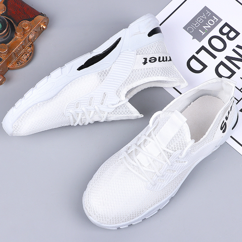 New Classic Shoe Sports Mesh Surface Men Sneaker Flat Black White Run Shoes