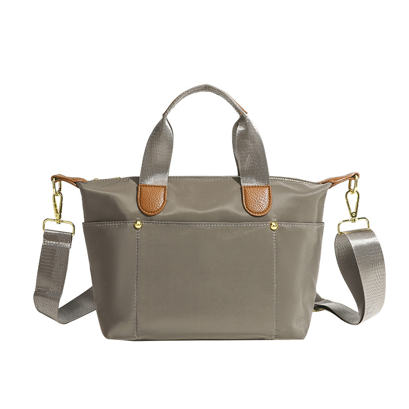 Fashion Commuter Nylon Cloth Women Bag New Spring/Summer Waterproof Canvas Korean Edition Single Shoulder Crossbody Dumpling Tote Bag