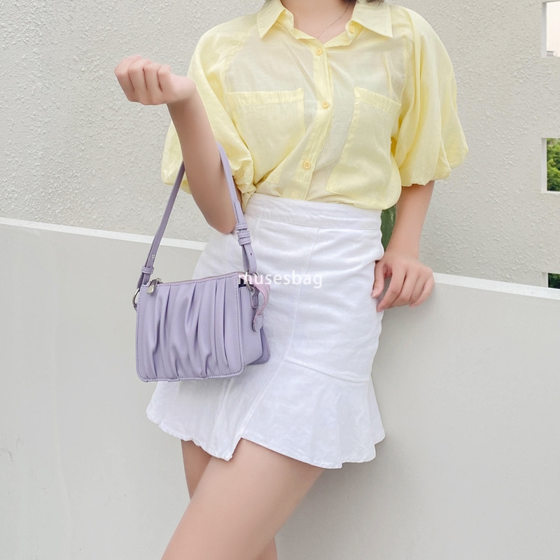 Fashionable Women High end Trendy Bag Folded Cloud Bag Korean Edition Fashion Versatile Multi functional Practical One Shoulder Crossbody Bag