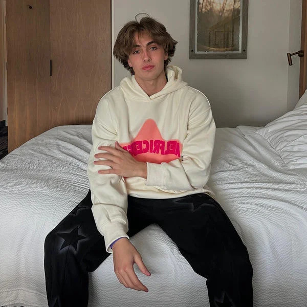 Aelfric Eden Vintage Embroidery Star Hoodie Men Y2K Hip Hop Casual Pullover Japanese Harajuku Streetwear Sweatshirt Hooded 240513
