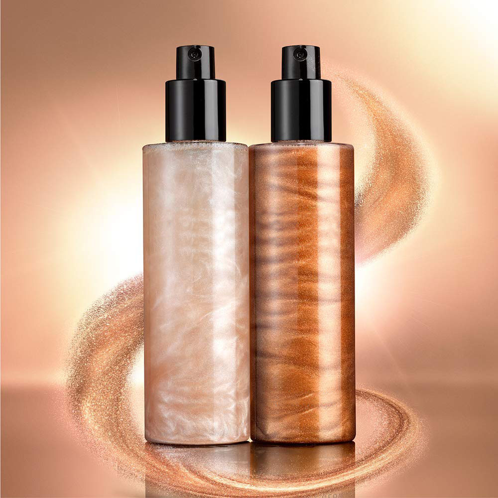 ICONIC Bronzer Highlighter Liquid Setting Spray Illuminating Face Shimmer Long-lasting Brighten Glow Face Glow Highlighter Makeup Face