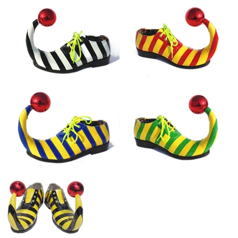 Funny Exaggerated Clown Cos Anime Clown Role Playing Literary Performance and Show Stage Shoes 240617