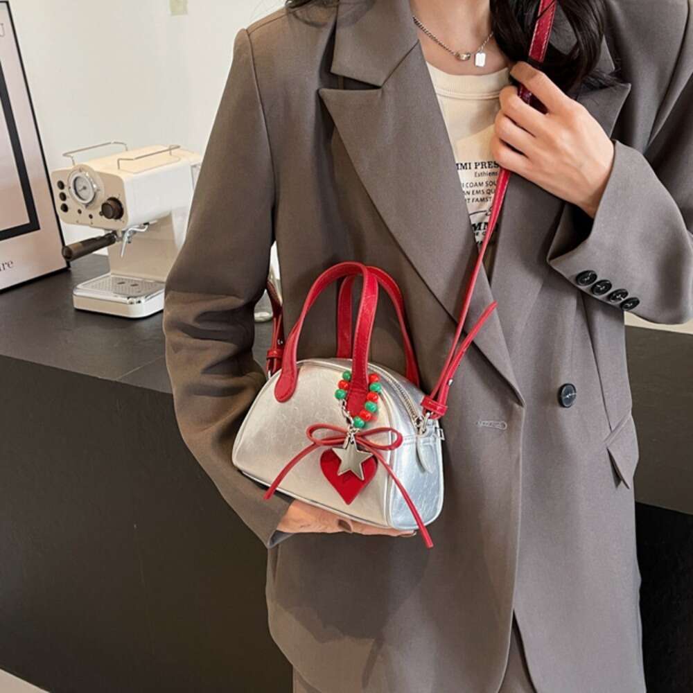 Design Bow Mini Crossbody Pu Leather Small Square Versatile Women's Shoulder Bag Handbag H6.17#31 ddmythur