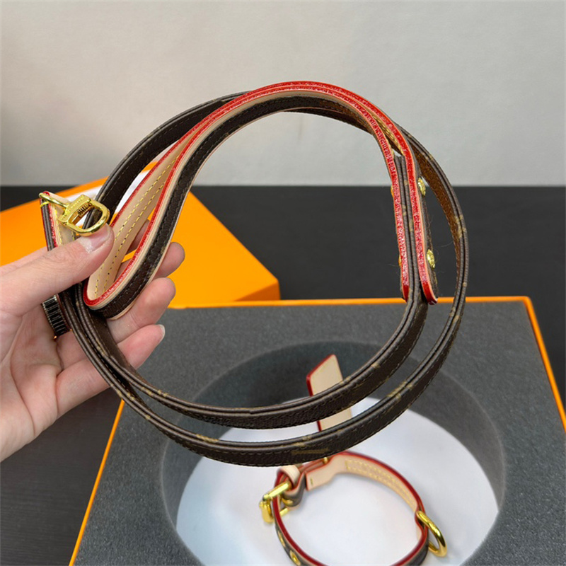 Designer Dog Collar Pet Traction Rope Fashionable Collars Brand Necklace Animal Necklet Pets Leash Dogs Choker With Box