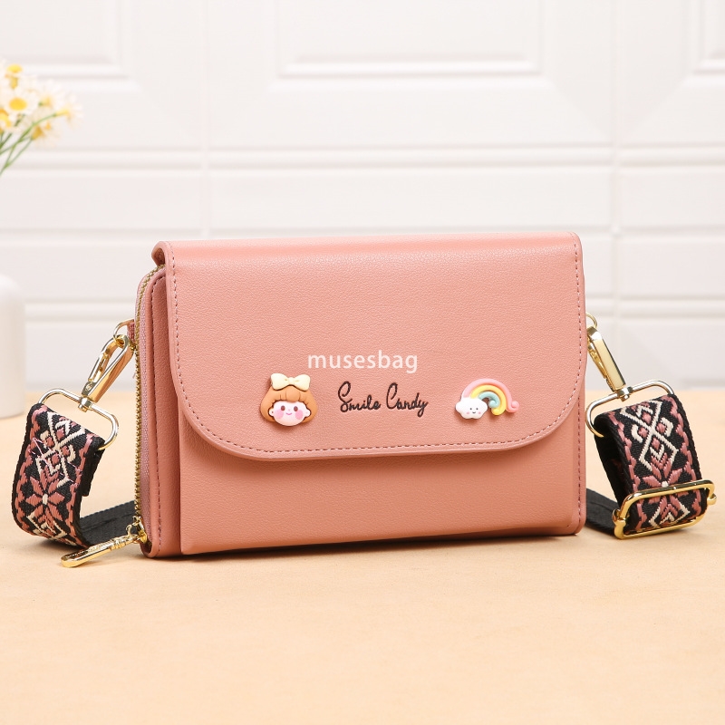 European and American women's designer mobile phone bag Korean version versatile small square bag fashionable woven strap single shoulder crossbo