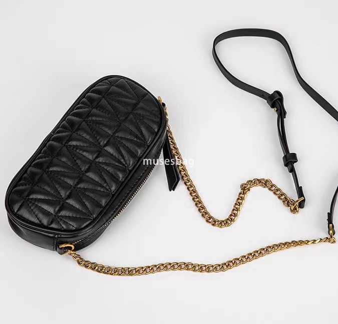 Summer daily outfit new pillow shaped square bag mobile phone bag diamond grid small bag versatile single shoulder crossbody bag mini chain bag