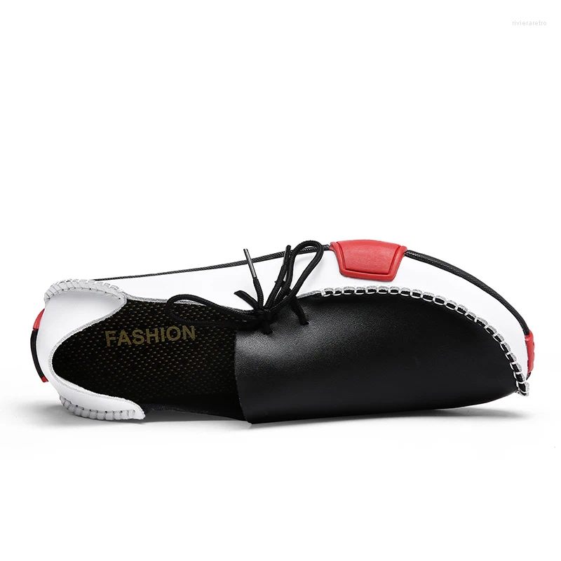 Casual Shoes Men Loafers Leather Handmade Moccasins Comfortable Driving Sneakers Male Designer Design Footwear