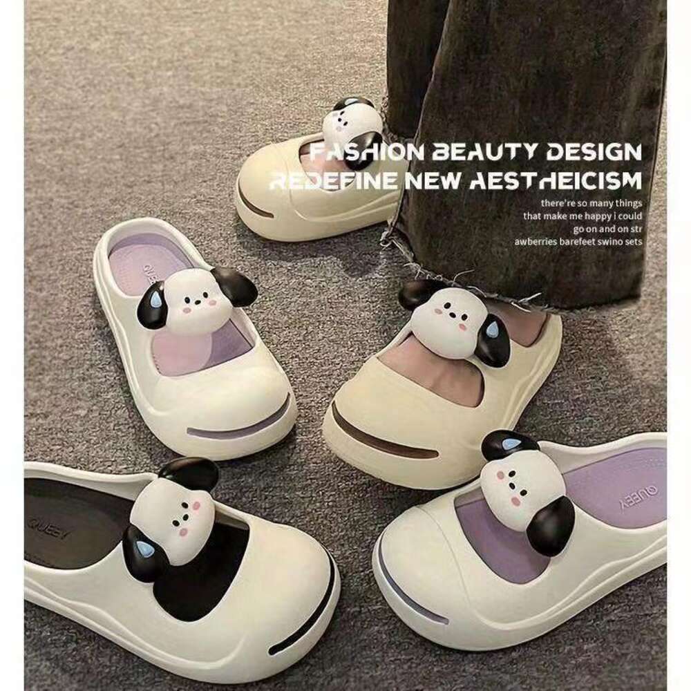 Summer 2024 New Cartoon Thick Soles Cool Slippers for Women