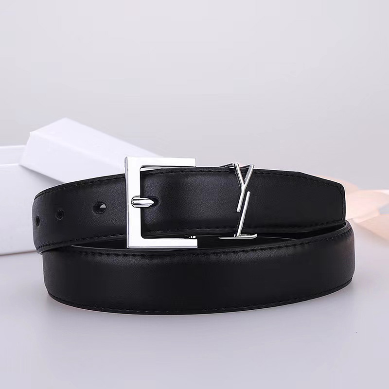 Mens Belt Fashion Women Designer Belt High Quality PU Material Pin Buckle Belt Length 95-115cm