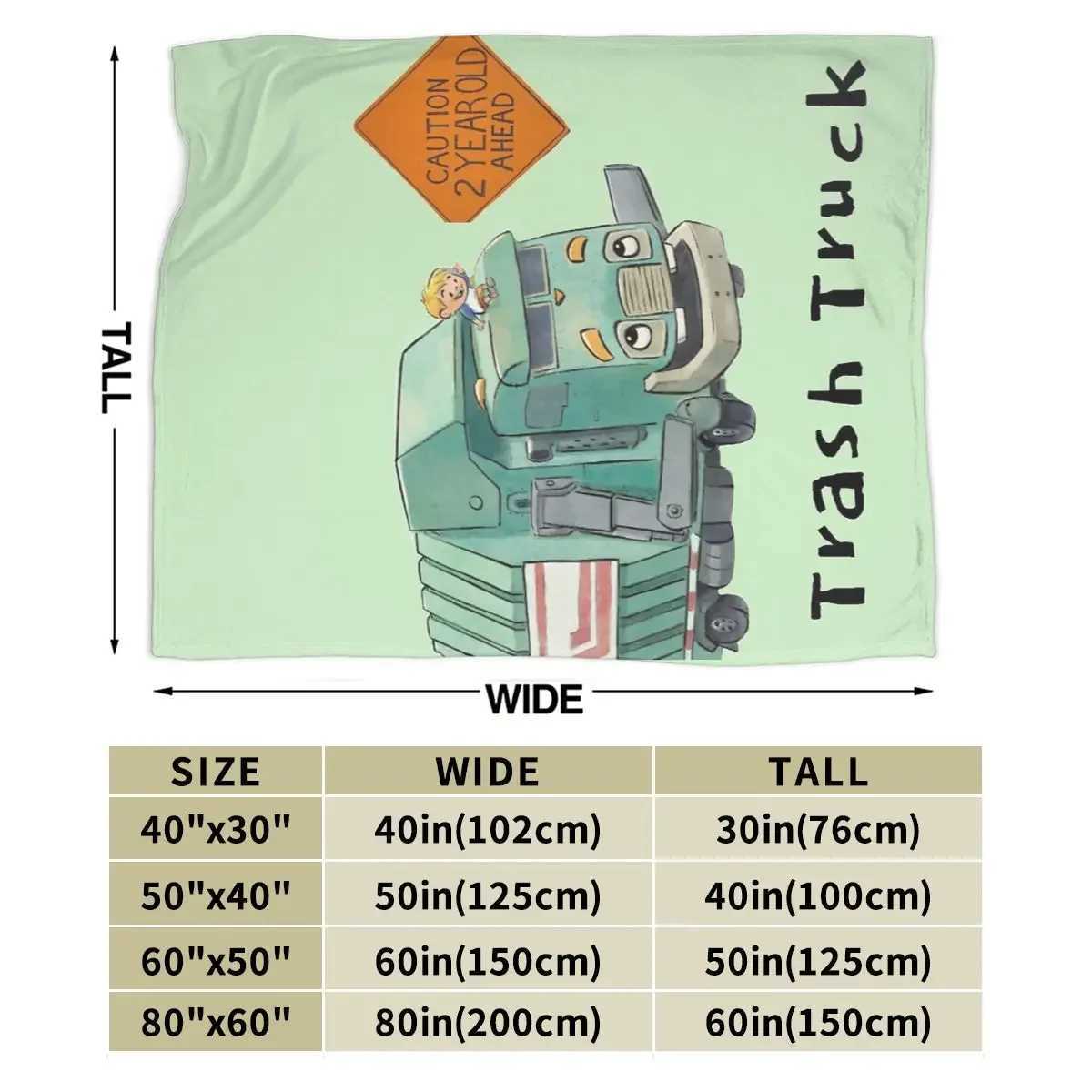 Blankets Flannel Throw Blanket Trash Truck Cartoon Netflix Blankets Soft Bedspread Warm Plush Blanket for Bed Living room Picnic TravelL406