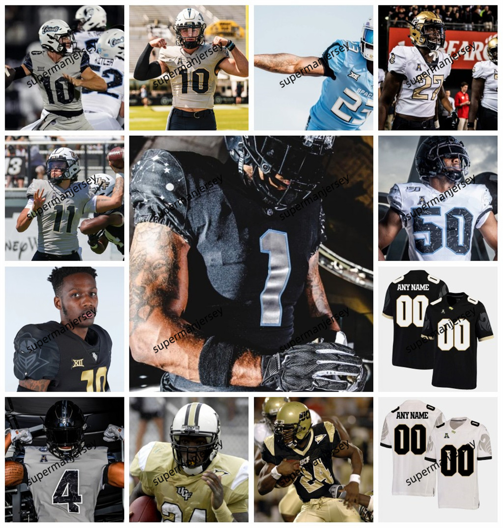 UCF Knights Central Florida Football Jersey NCAA College McClain John Rhys Plumlee RJ Harvey Richardson Morris-Brash Hudson Baker Townsend Lawrence Milton 2024
