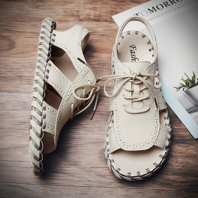 Sandals for mens original shoes mens summer sandals breathable casual mens slippers 240615