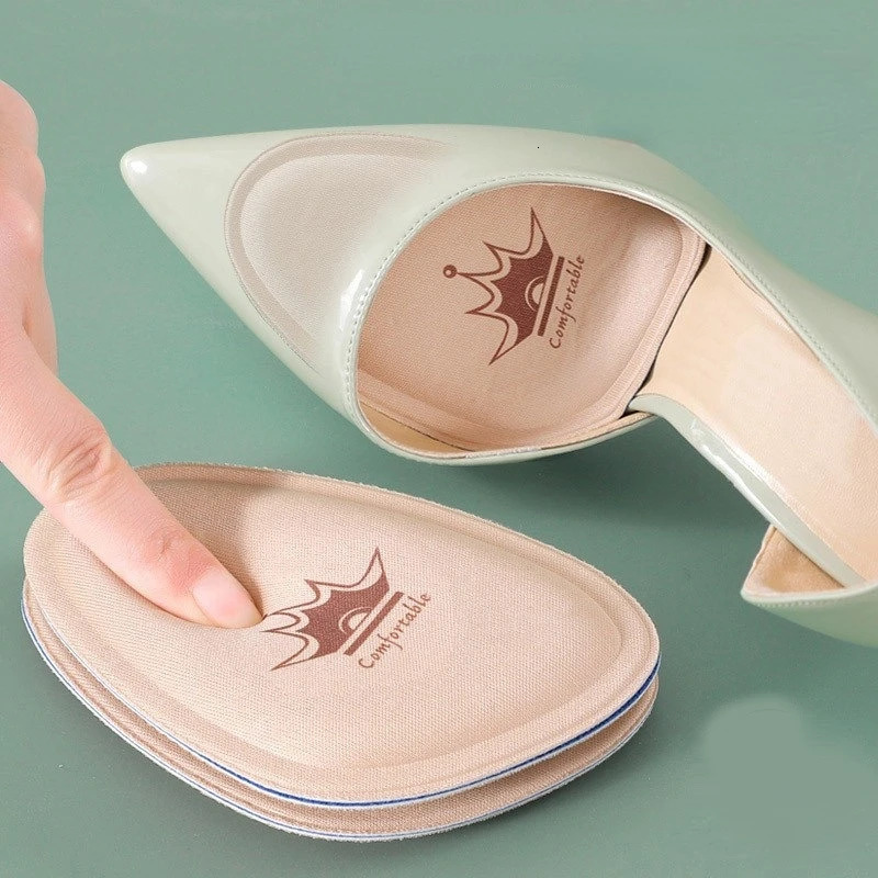 Women Forefoot Pad Relief Forefoot Insert Half Size Insoles Non-slip Shoe Breathable Sweat Absorbing Foot Pads for Shoes 240615