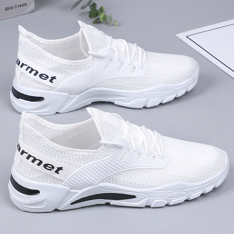New Classic Shoe Sports Mesh Surface Men Sneaker Flat Black White Run Shoes