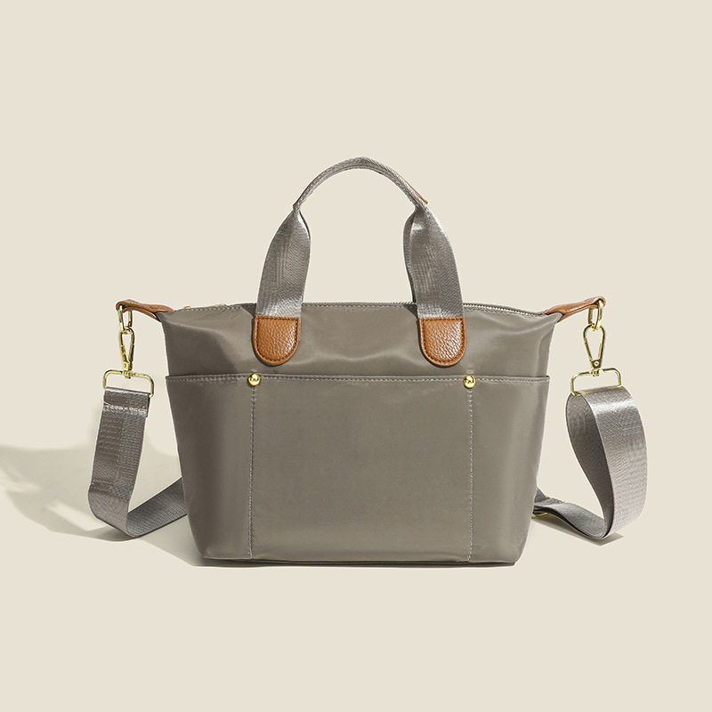 Fashion Commuter Nylon Cloth Women Bag New Spring/Summer Waterproof Canvas Korean Edition Single Shoulder Crossbody Dumpling Tote Bag