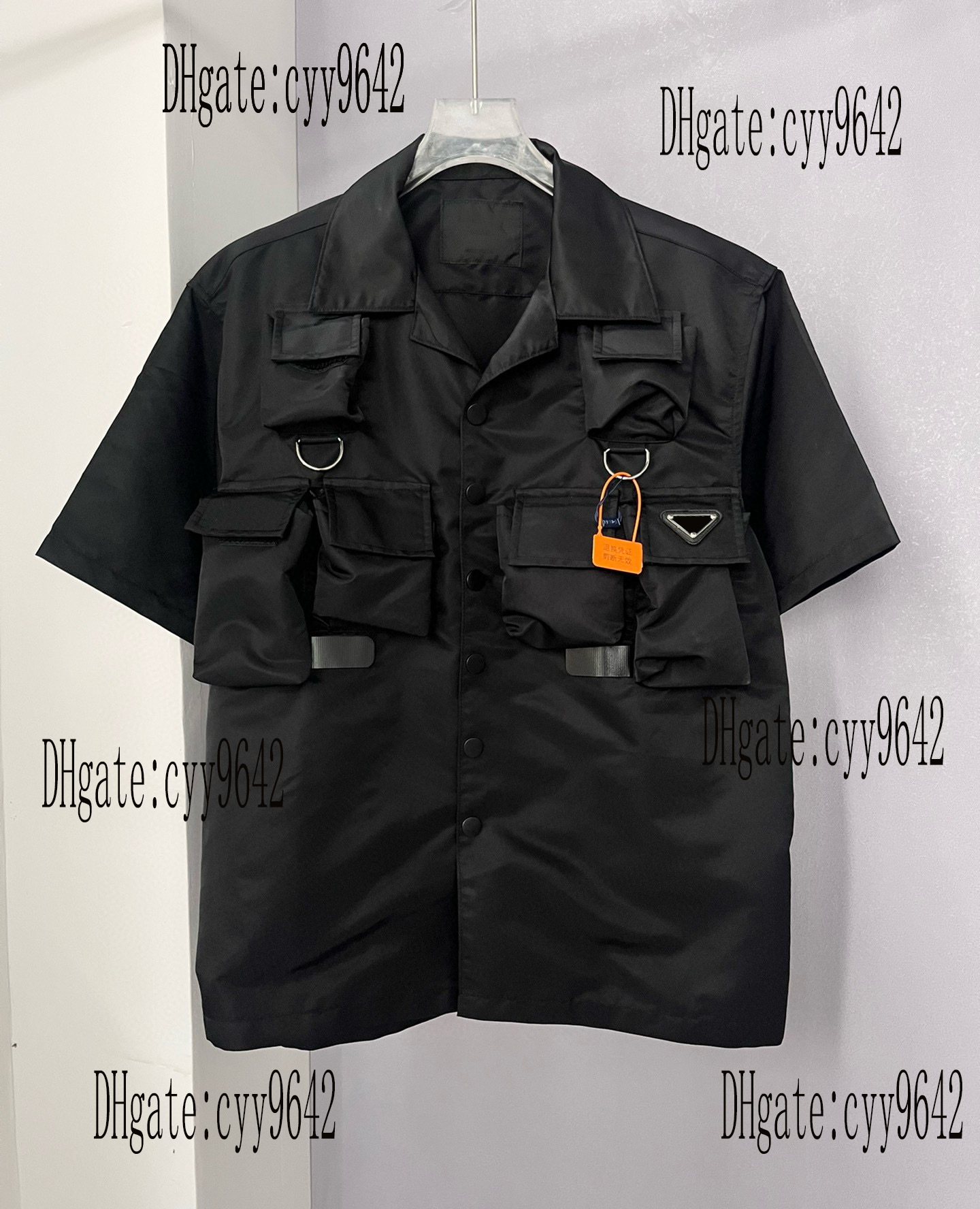 Men's Plus Tees & Polos Round neck embroidered and printed polar style summer wear with street pure cotton dw3h46