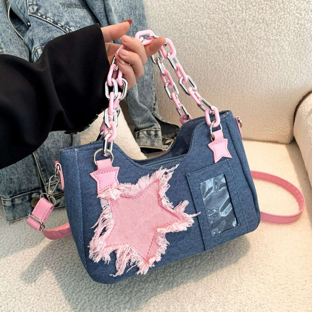 Denim Underarm Shopper Totes Large Capacity Designer Hobo Shoulder Women's Handbag Small Crossbody Bag H6.17#24 ddmy 907f