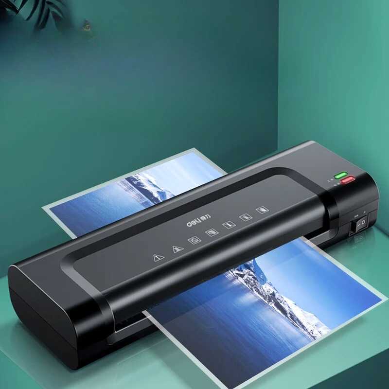 Printers Deli A4 laminating machine for office and home use high-speed film laminating machine for document and photo lamination Y240617I6Q8