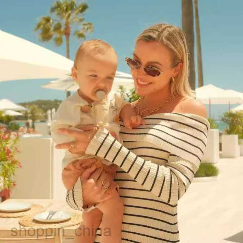 Basic Casual Women Dresses Wind Beach Vacation Shoulder Stripe Long sleeved Skirt One line Neck Knitted Casual Short Dress for Women