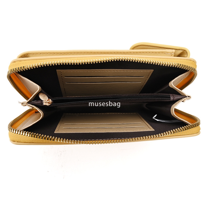 Designer Women's High Quality Fashionable Vintage Phone Bag Lightweight Crossbody Shoulder Bag Practical and Versatile Multi functional Long Wall
