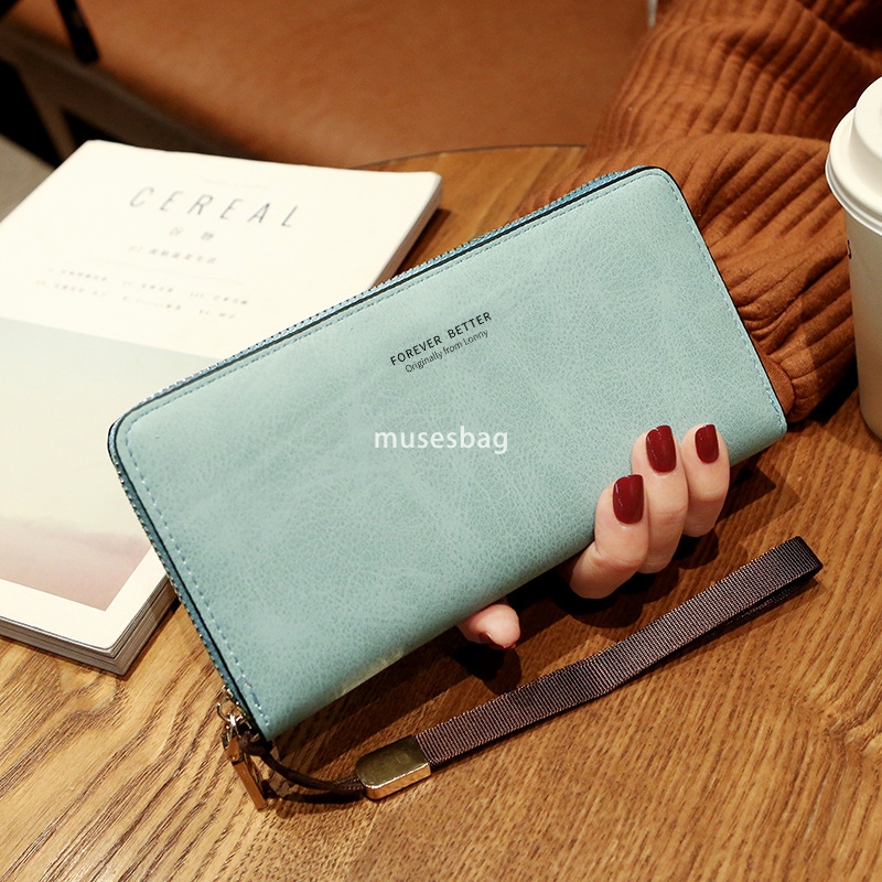 Designer Women's High Quality Classic Vintage Handheld Long Wallet Korean Edition Handbag Multi functional Card Bag Phone Zero Wallet Women'