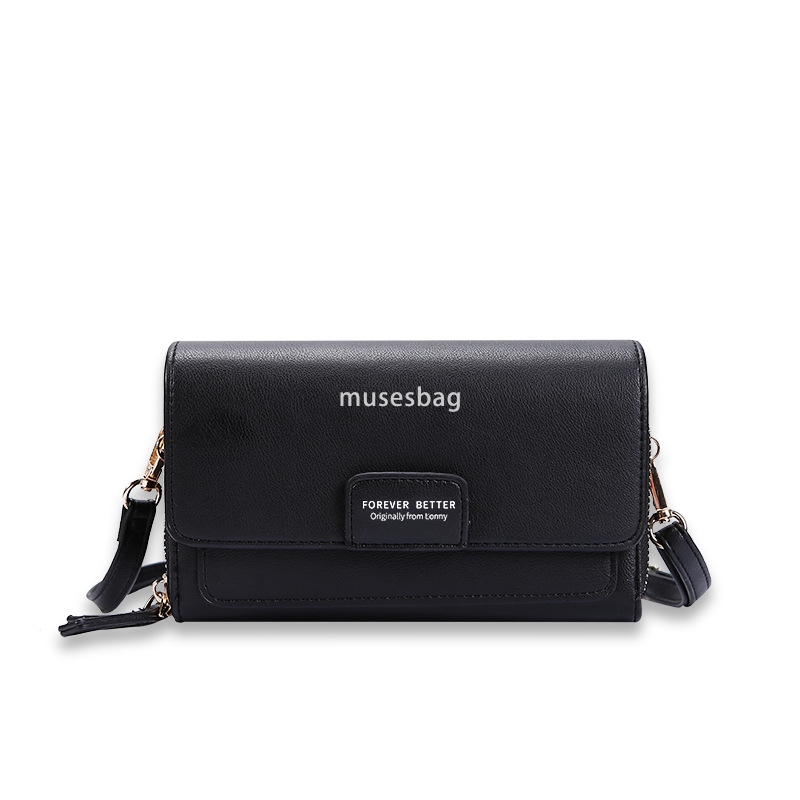 Designer Women's High Quality Classic Retro Multi functional Wallet Korean Edition Multi Card Handheld Bag Large Capacity Casual Shoulder Bag Mob