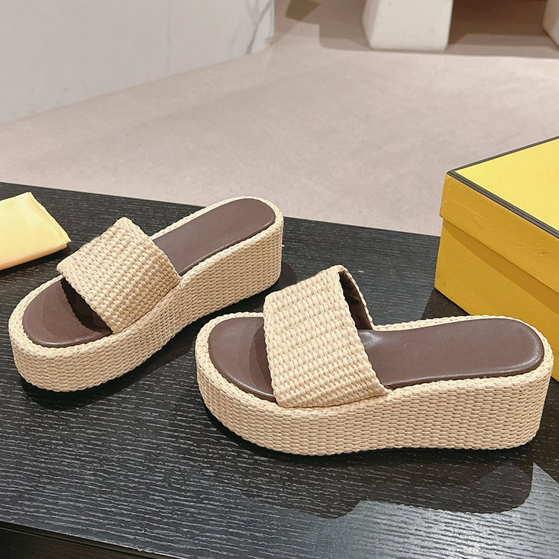 designer sandals womens sandals raffian woven sandals platform sandals summer comfortable sandals travel sandals fashion casual sandals shopping sandals 35 42