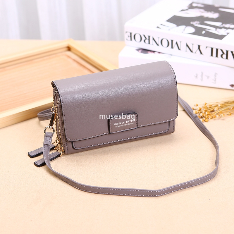 Designer Women's High Quality Classic Retro Multi functional Wallet Korean Edition Multi Card Handheld Bag Large Capacity Casual Shoulder Bag Mob