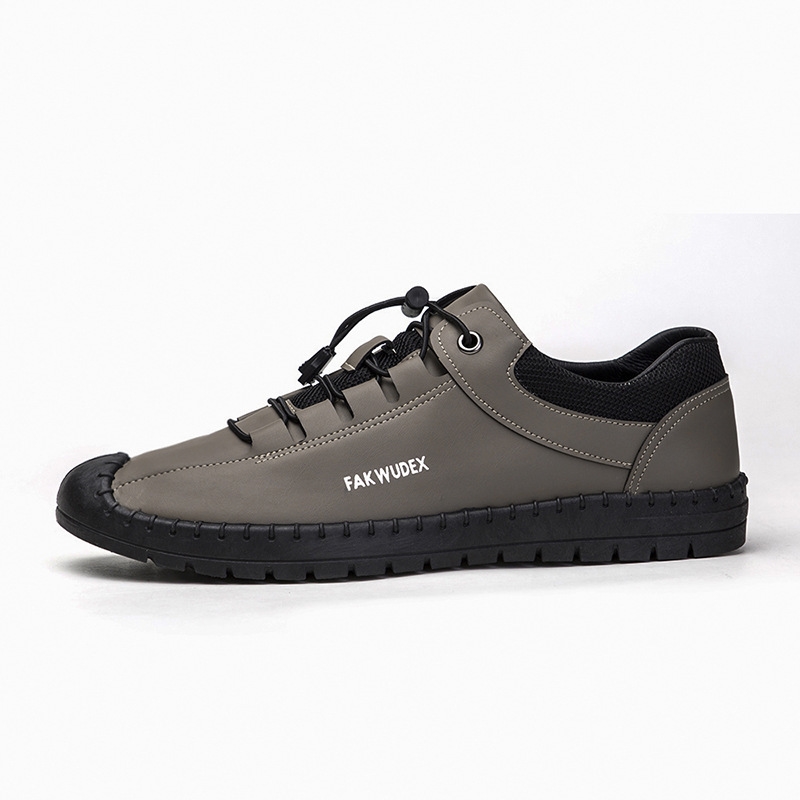 Breathable bean for men driving Korean fashion youth student shoes