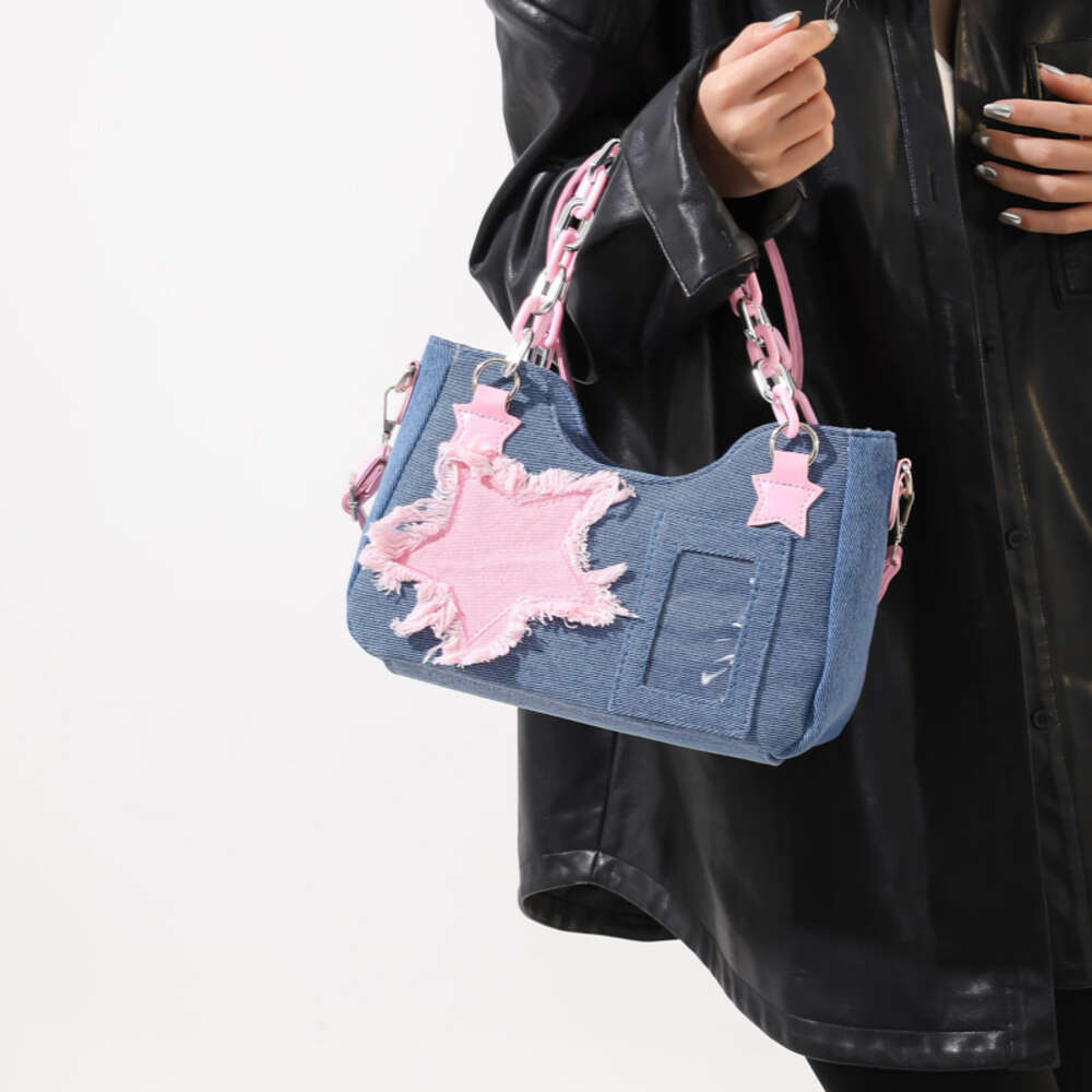 Denim Underarm Shopper Totes Large Capacity Designer Hobo Shoulder Women's Handbag Small Crossbody Bag H6.17#24 ddmy 907f