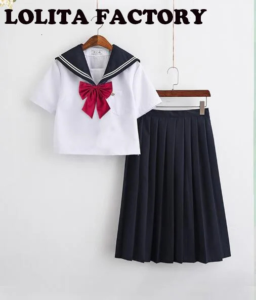 JapaneseKorean Sailor Suit Cosplay Costumes School Uniforms Cute Girls JK Student Clothing TopSkirts LOLITA COSPLAY JKN2101 240617