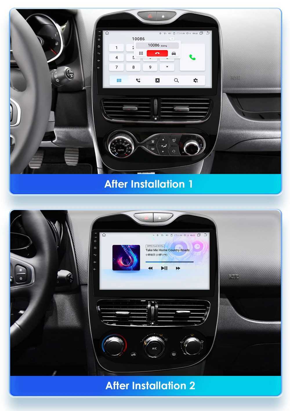 Other Electronics Hizpo Car Radio for Renault Clio 4 2016-2019 Multimedia Player GPS AutoRadio Wireless CarPlay Android Auto 2 din 2 din DVD J240615