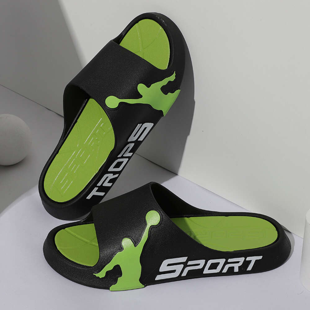 2024 Summer Thick Soles Outdoor Basketball Sports Slides Slippers for Men