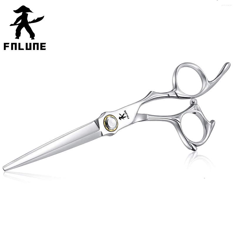 FnLune 6.0 VG-10 Professional Hair Salon Scissors Cut Barber Tools Haircut Thinning Shear Hairdressing Swiss Bearing