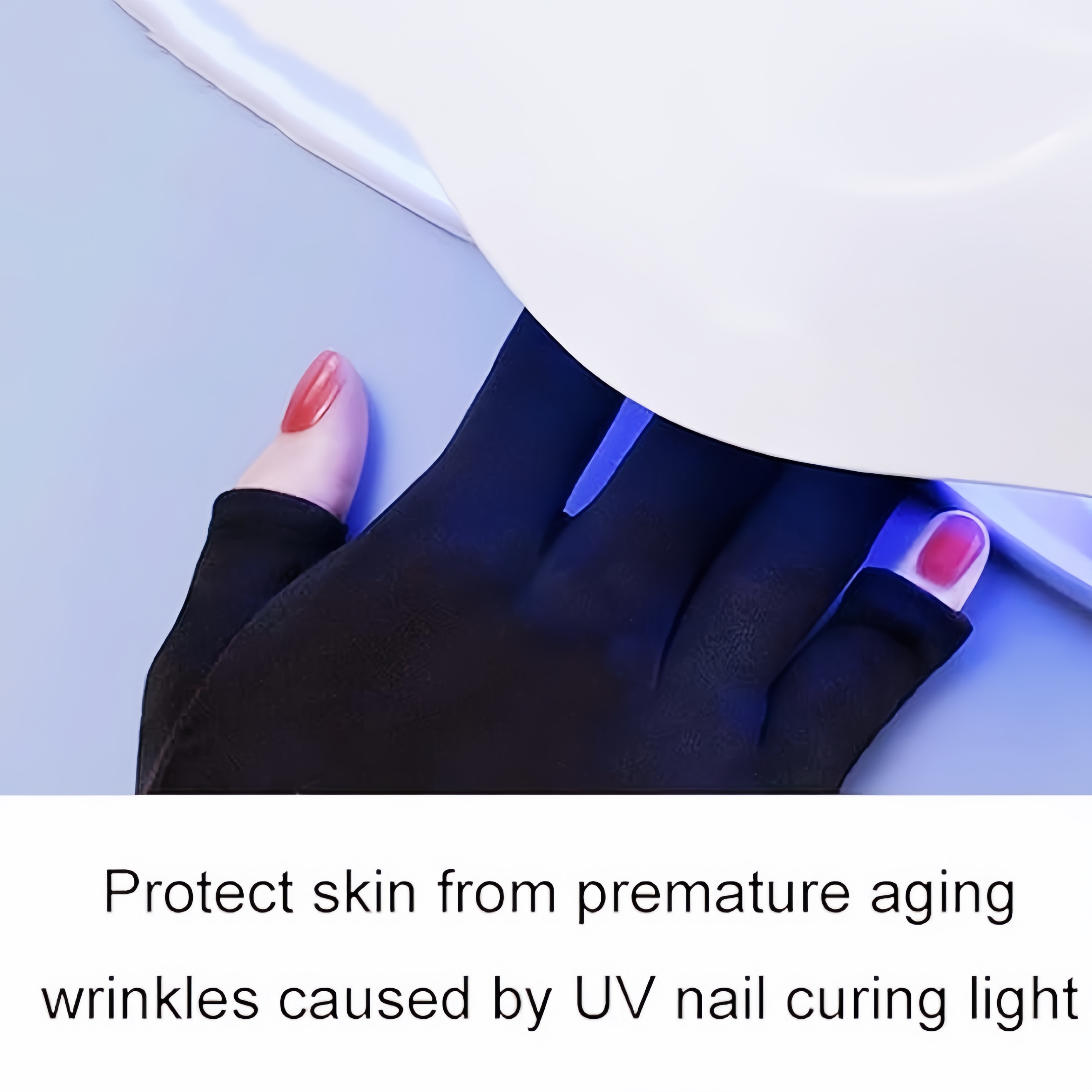 Nail gloves, sun protection gloves, phototherapy gloves, short and long styles