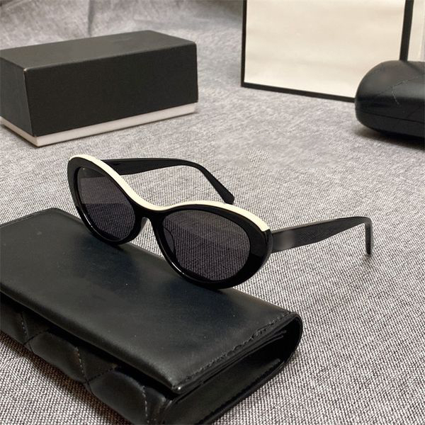 Sunglasses Sunglasses Designer sunglasses female 5416 vintage oval sunglasses Ins letter series sunglasses