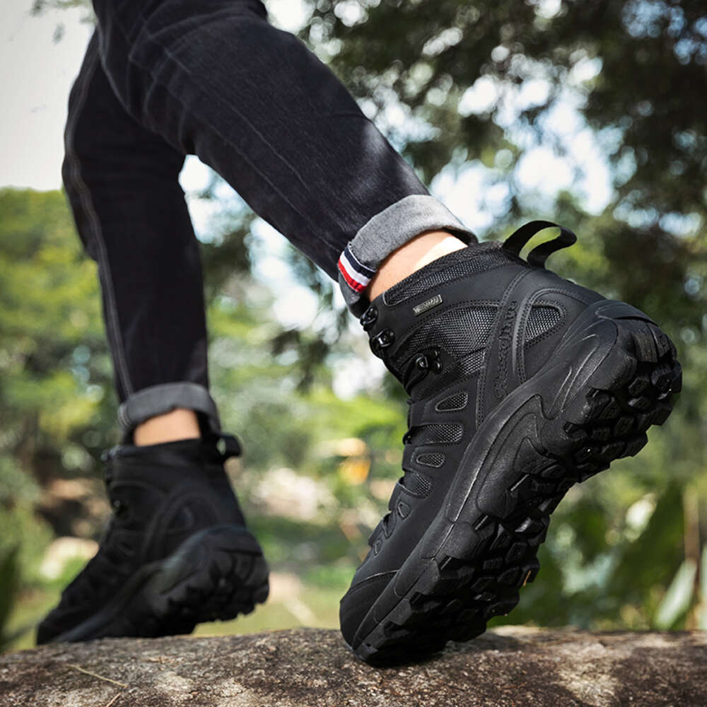 S Tactical Men Army Autumn Mens Large Size Outdoor Field Training Hiking Military Boots Work Climbing Shoes Ddmysaturn