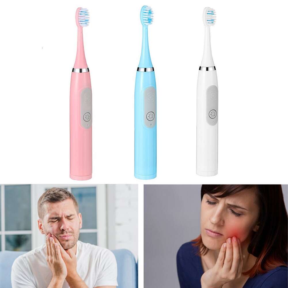 Sonic Toothbrush For Adult Household Ultrasonic Waterproof Automatic Couple Electric Tooth brush With Brush Head F618-11