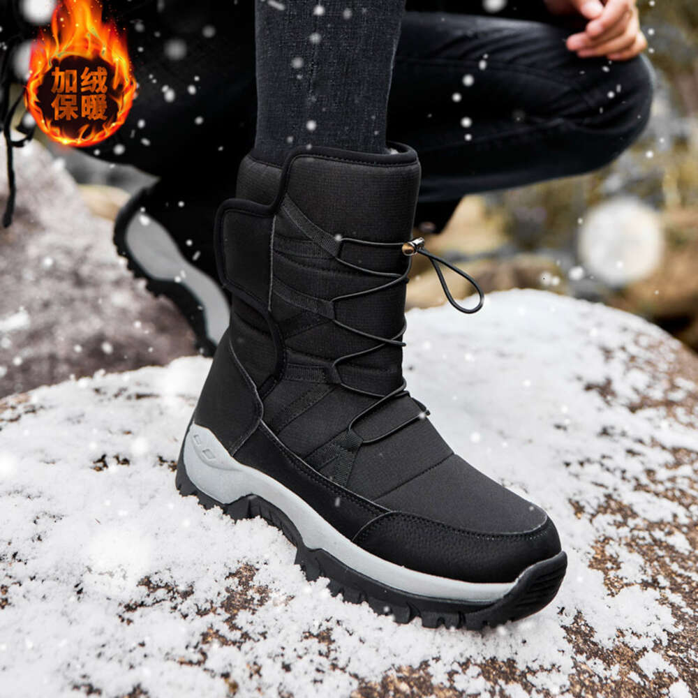 Fur Warm Plush Snow New Winter Men Ankle High Quality Casual Motorcycle Boot Waterproof S Boots Big Size Ddmysaturn