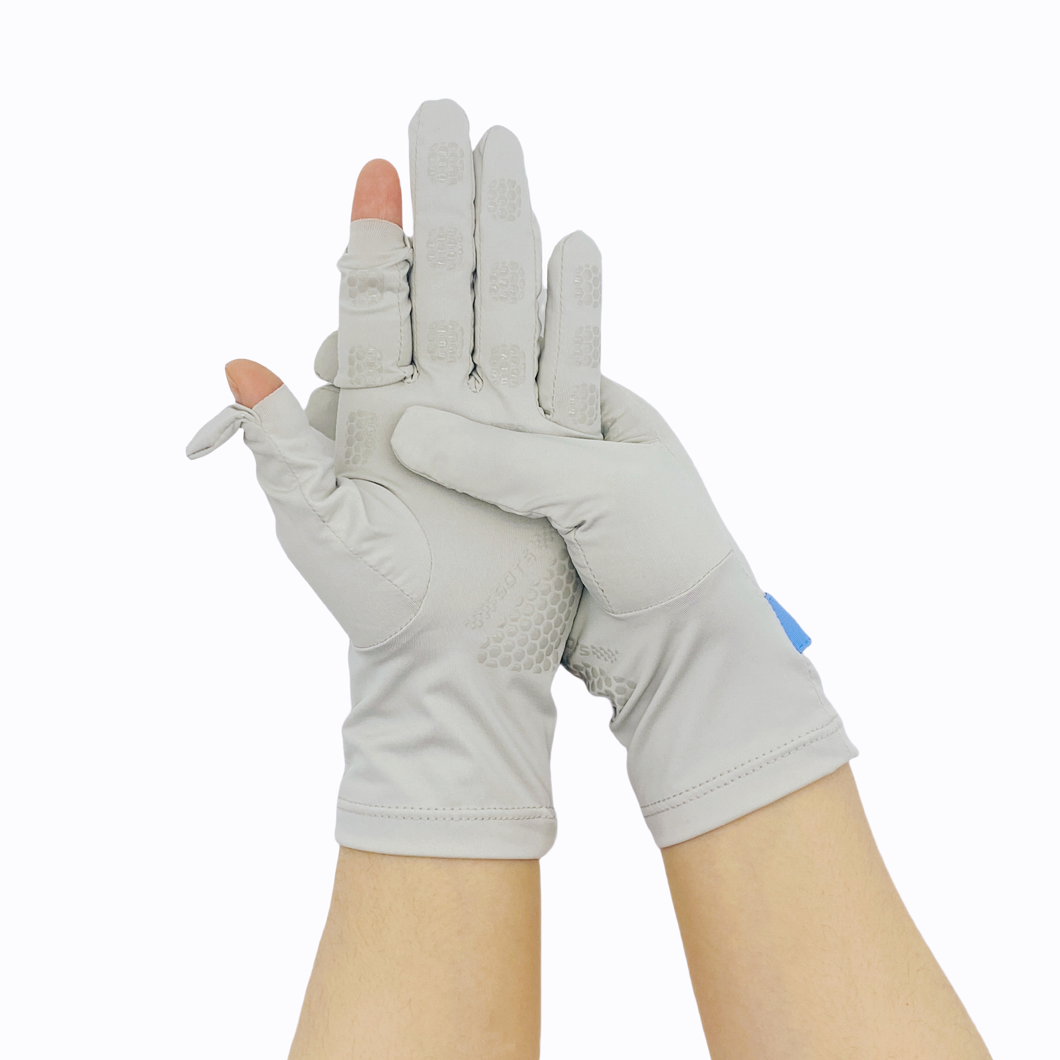 Summer Ice Silk Anti UV Riding Anti slip and Breathable Thin Gloves Leakage Finger Touch Screen