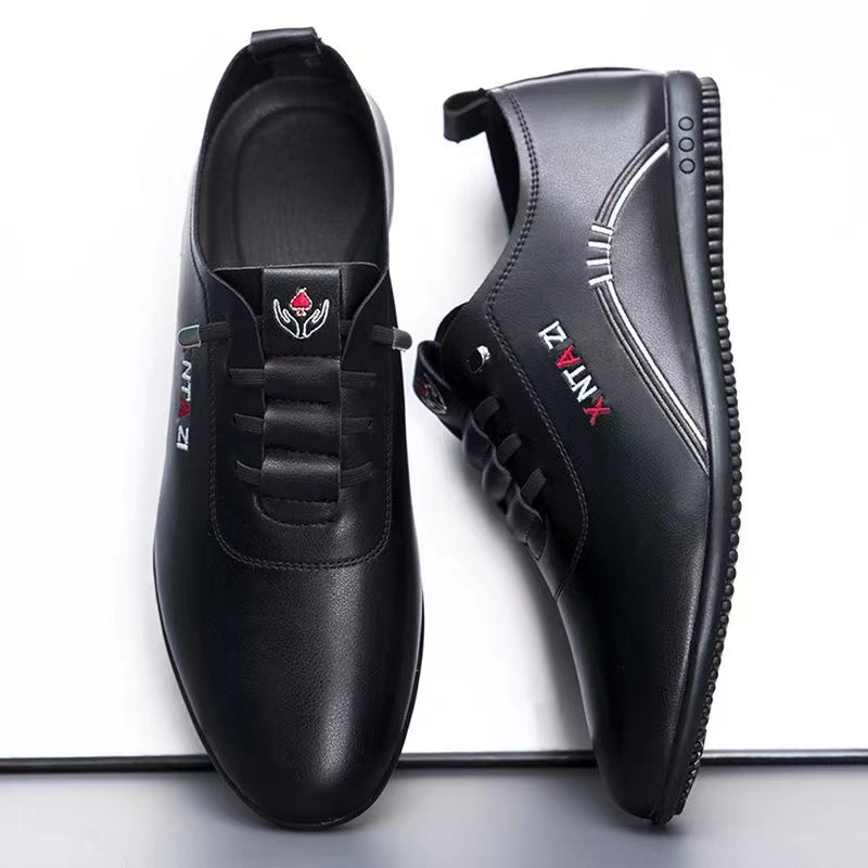 Leather Shoes Dress Shoes For Men Flat Casual Shoes Outdoor Men Comfortable Trainers
