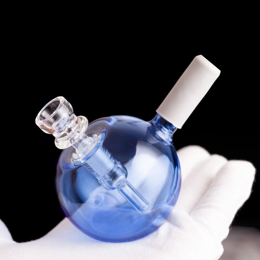 Mini Glass Bongs 14mm Female Joint With Glass Bowl small Bubbler Beaker Bong Water Pipes