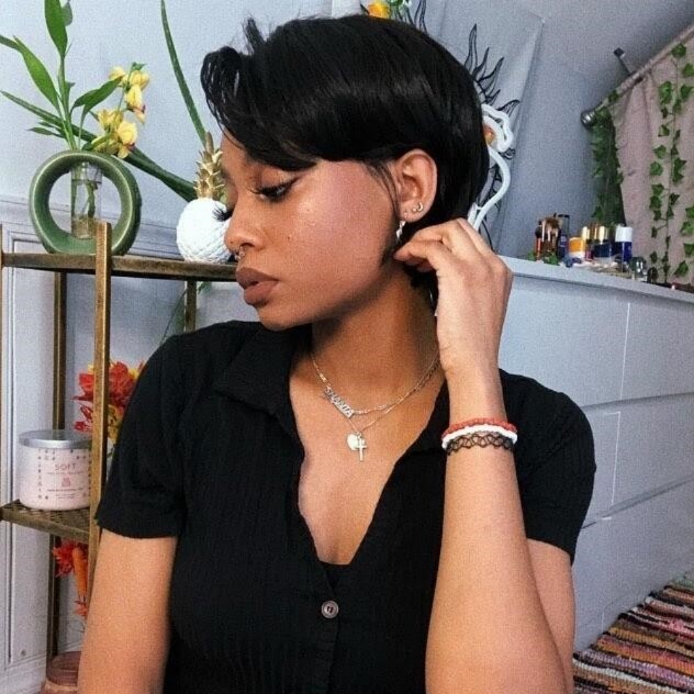 Short Pixie Cut Wig… - image